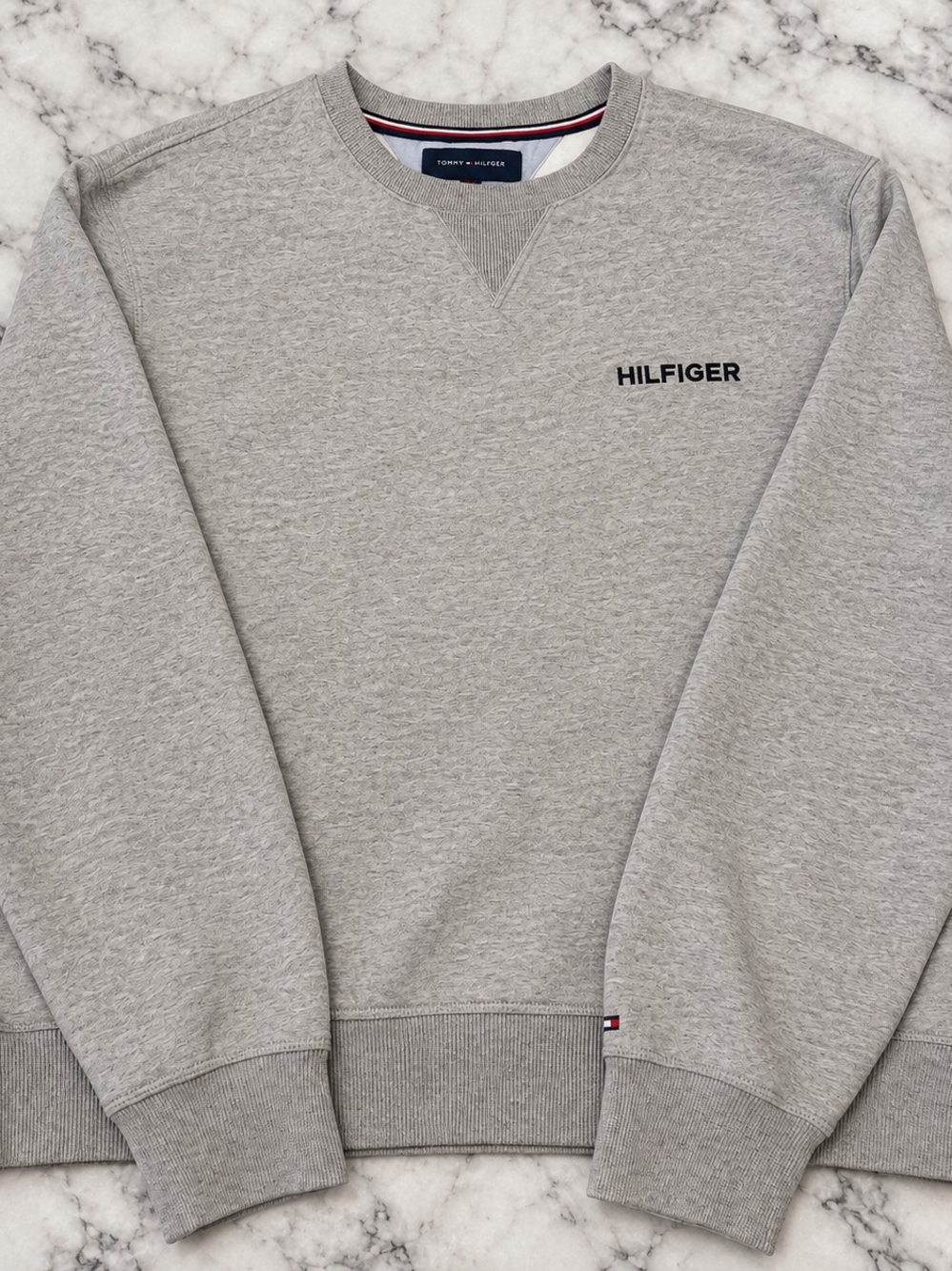 Tommy Hilfiger Men's Gray Crewneck Sweatshirt Size Large Like New